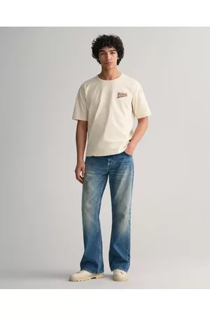 GANT Mænd Bootcut - Herre Vintage vaskede Bootcut jeans (34/32)