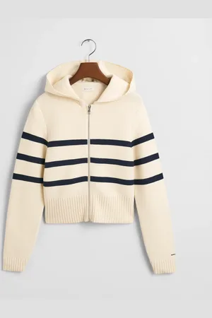 GANT Teens Teen Girls strikket bretonstribet sweater (134/140)