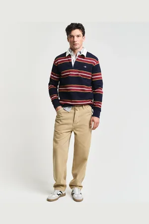 GANT Herre Relaxed fit lærredsbukser (29/32)
