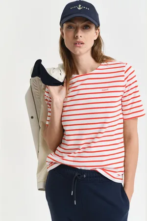 GANT Dame Breton T-shirt (XS)