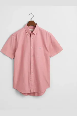 GANT Herre Regular fit Classic oxford-skjorte med korte ærmer (S)