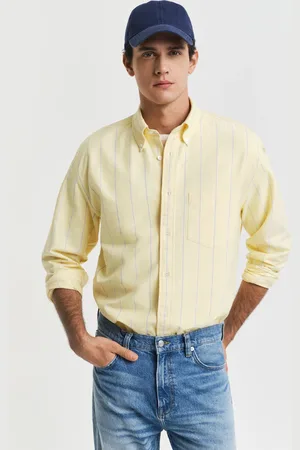 GANT Herre Relaxed fit Heritage Oxford-skjorte med striber (XL)