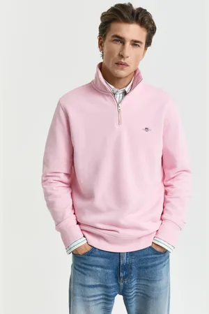 GANT Herre Shield sweatshirt med halv lynlås (S)