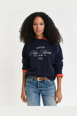 GANT Dame Sailing Graphic sweatshirt med crewneck (XS)
