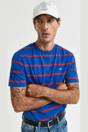 GANT Herre Stribet T-shirt (S)