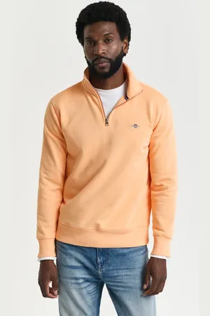 GANT Herre Shield sweatshirt med halv lynlås (S)