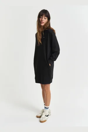 GANT Dame Archive Shield Graphic sweatshirt-kjole med crewneck (XS)