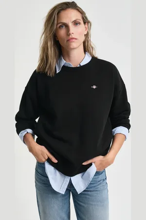 GANT Dame Shield sweatshirt med crewneck (XS)
