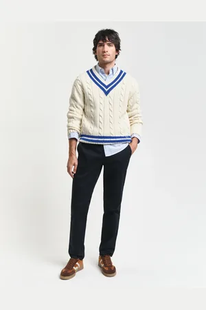 GANT Herre Slim fit chinobukser af twill (29/30)