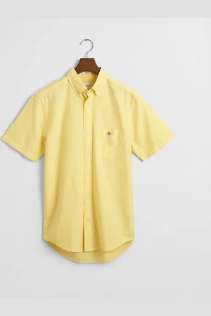 GANT Herre Regular fit Classic oxford-skjorte med korte ærmer (S)
