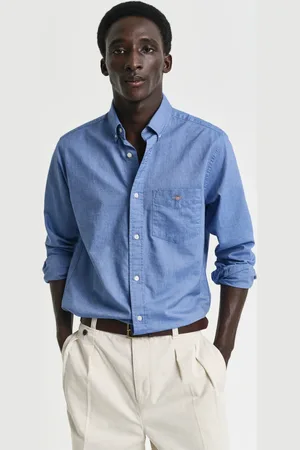 GANT Herre Regular fit klassisk Oxford-skjorte (S)