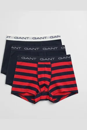 GANT Herre 3-Pack stribede bokserunderbukser (S)