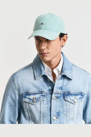 GANT Herre Stribet seersucker cap (ONE SIZE)