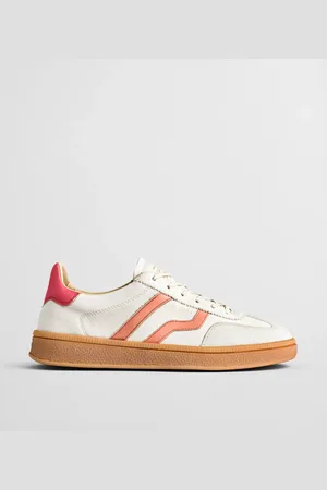 GANT Dame Cuzima metalliske læder- og ruskindssneakers (37)