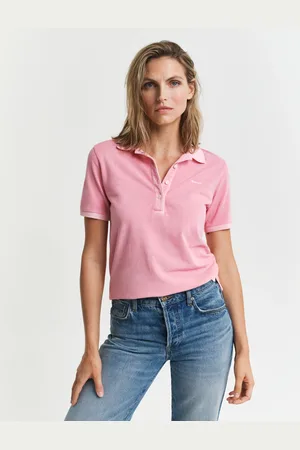 GANT Dame Sunfaded piqué poloskjorte (S)