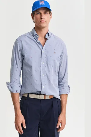 GANT Herre Regular fit Sailing fil coupé skjorte (XL)