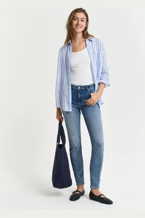 GANT Dame Slim fit jeans med super stræk (26/32)