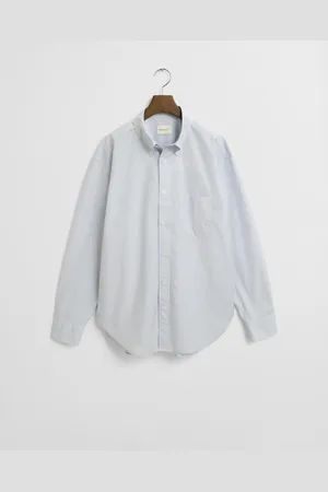 GANT Herre Relaxed fit Heritage poplin skjorte (S)