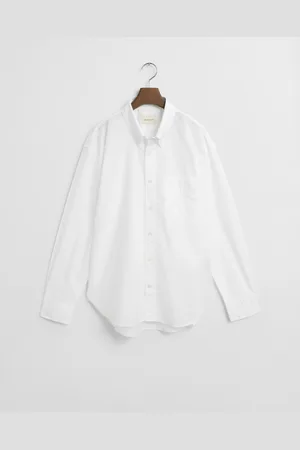 GANT Herre Relaxed fit Heritage poplin skjorte (S)