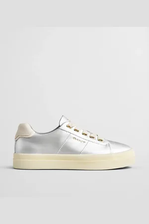 GANT Dame Avona metalliske lædersneakers (37)