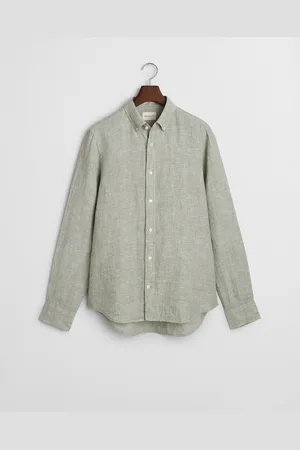 GANT Herre Slim fit skjorte af hør (S)