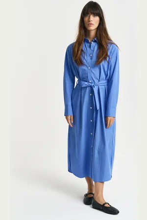 GANT Dame Poplin skjortekjole (34)