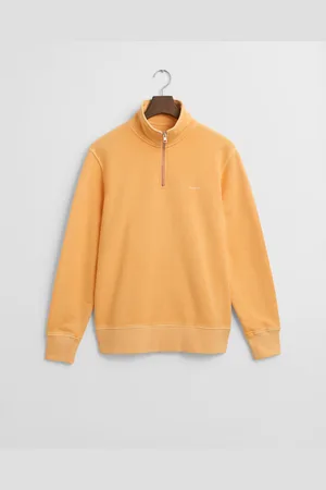 GANT Herre Sunfaded sweatshirt med halv lynlås (S)