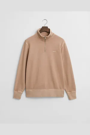GANT Herre Sunfaded sweatshirt med halv lynlås (S)