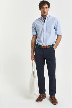 GANT Herre Slim fit chinobukser af twill (29/30)