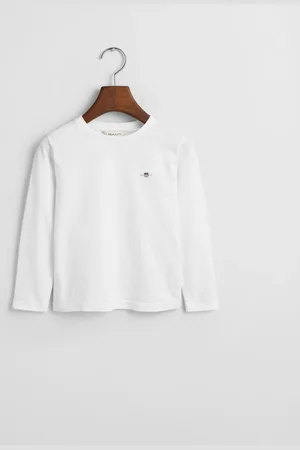 GANT Børn Kids Shield T-shirt med lange ærmer (110/116)