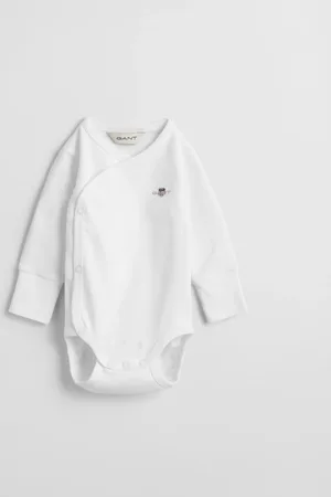 GANT Børn Baby Shield bodysuit med lange ærmer (56)