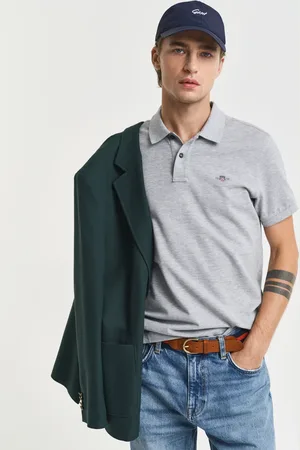 GANT Herre Slim fit Shield Piqué poloskjorte (XS)