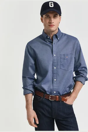 GANT Herre Regular fit klassisk Oxford-skjorte (S)