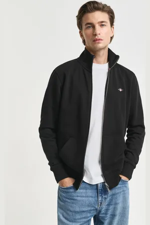 GANT Herre Shield sweatshirt med lynlås (S)