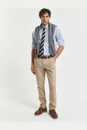 GANT Herre Slim fit chinobukser af twill (29/32)