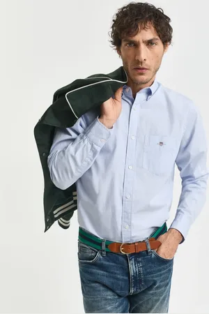 GANT Herre Regular fit klassisk poplin-skjorte (S)