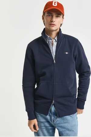 GANT Herre Shield sweatshirt med lynlås (S)