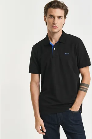 GANT Herre Kontrastfarvet piqué poloskjorte (XS)