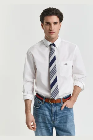 GANT Herre Regular fit klassisk poplin-skjorte (S)