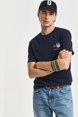 GANT Herre Broderet Archive Shield T-shirt (XS)