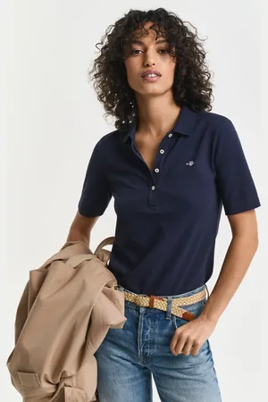 GANT Dame Shield piqué poloskjorte (XS)