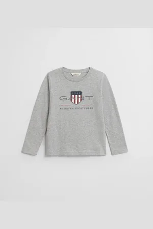 GANT Børn Kids Archive Shield T-shirt med lange ærmer (110/116)