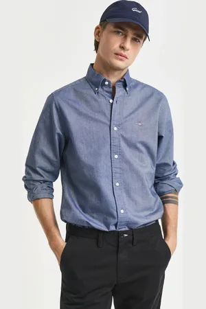 GANT Herre Slim fit klassisk Oxford-skjorte (S)
