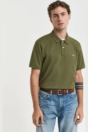 GANT Herre Regular fit Shield Piqué poloskjorte (S)