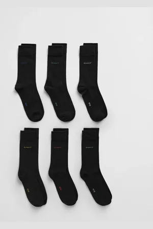 GANT Herre 6-Pack bløde bomuldssokker (40-42)