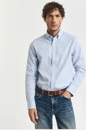 GANT Herre Regular fit pinpoint Oxford-skjorte (S)