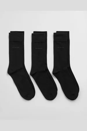GANT Herre 3-Pack bløde bomuldssokker (40-42)