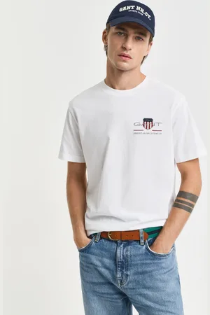 GANT Herre Broderet Archive Shield T-shirt (XS)
