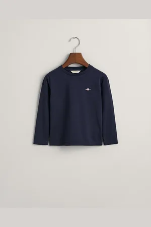 GANT Børn Kids Shield T-shirt med lange ærmer (110/116)