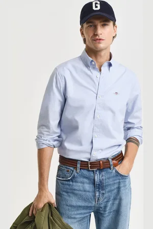 GANT Herre Slim fit klassisk poplin-skjorte (S)